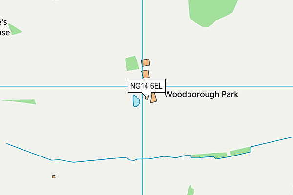 NG14 6EL map - OS VectorMap District (Ordnance Survey) NG14 6EL map - OS VectorMap District (Ordnance Survey)
