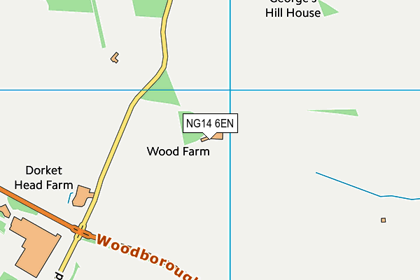 NG14 6EN map - OS VectorMap District (Ordnance Survey) NG14 6EN map - OS VectorMap District (Ordnance Survey)