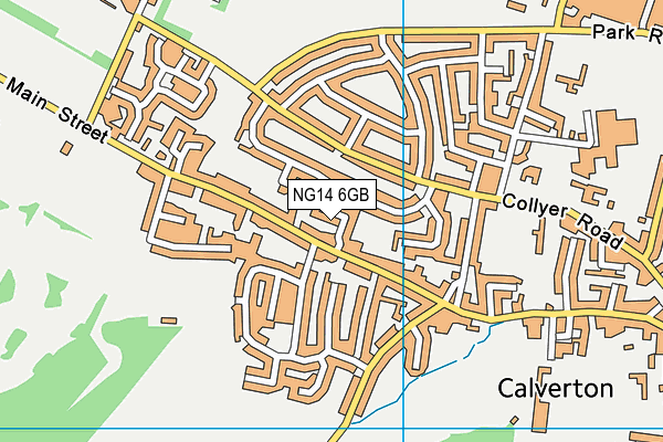 NG14 6GB map - OS VectorMap District (Ordnance Survey) NG14 6GB map - OS VectorMap District (Ordnance Survey)