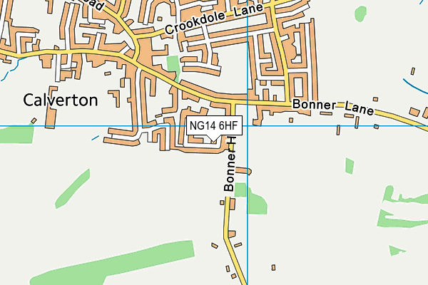 NG14 6HF map - OS VectorMap District (Ordnance Survey) NG14 6HF map - OS VectorMap District (Ordnance Survey)