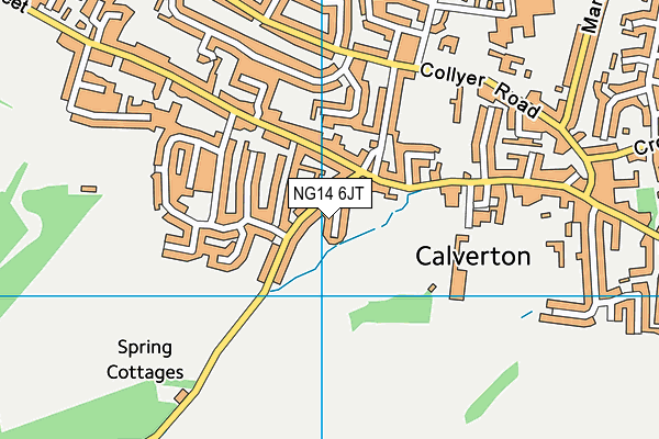 NG14 6JT map - OS VectorMap District (Ordnance Survey) NG14 6JT map - OS VectorMap District (Ordnance Survey)