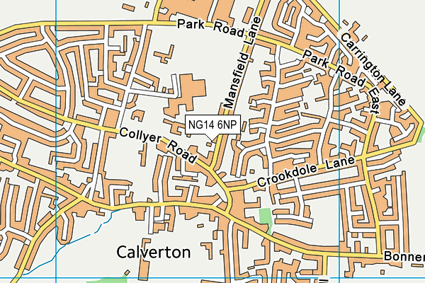 NG14 6NP map - OS VectorMap District (Ordnance Survey) NG14 6NP map - OS VectorMap District (Ordnance Survey)