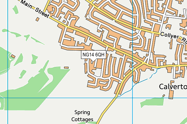 NG14 6QH map - OS VectorMap District (Ordnance Survey) NG14 6QH map - OS VectorMap District (Ordnance Survey)
