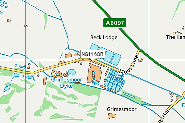 NG14 6QR map - OS VectorMap District (Ordnance Survey) NG14 6QR map - OS VectorMap District (Ordnance Survey)
