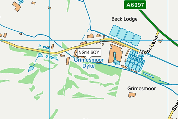 NG14 6QY map - OS VectorMap District (Ordnance Survey) NG14 6QY map - OS VectorMap District (Ordnance Survey)