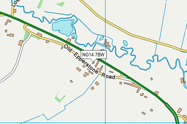 NG14 7BW map - OS VectorMap District (Ordnance Survey) NG14 7BW map - OS VectorMap District (Ordnance Survey)