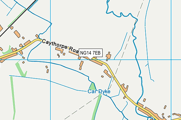 NG14 7EB map - OS VectorMap District (Ordnance Survey) NG14 7EB map - OS VectorMap District (Ordnance Survey)