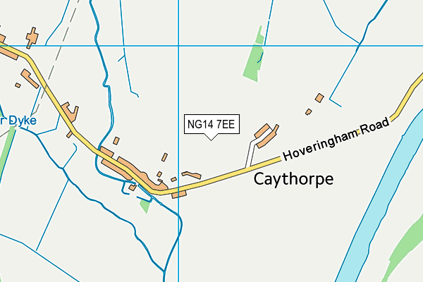 NG14 7EE map - OS VectorMap District (Ordnance Survey) NG14 7EE map - OS VectorMap District (Ordnance Survey)