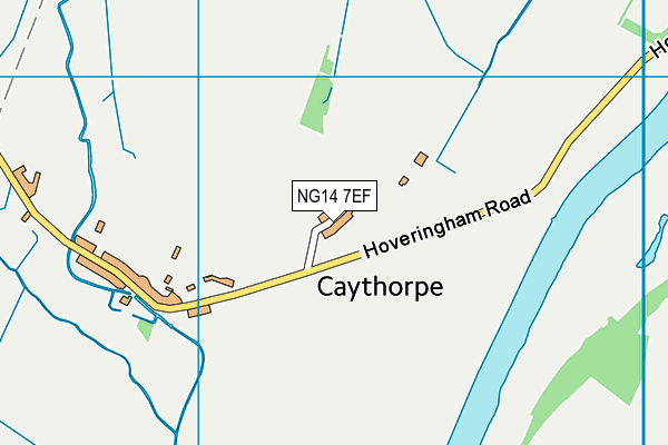 NG14 7EF map - OS VectorMap District (Ordnance Survey) NG14 7EF map - OS VectorMap District (Ordnance Survey)