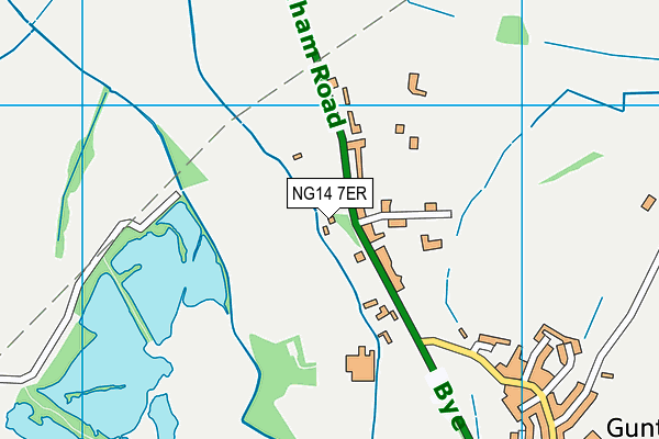 NG14 7ER map - OS VectorMap District (Ordnance Survey) NG14 7ER map - OS VectorMap District (Ordnance Survey)