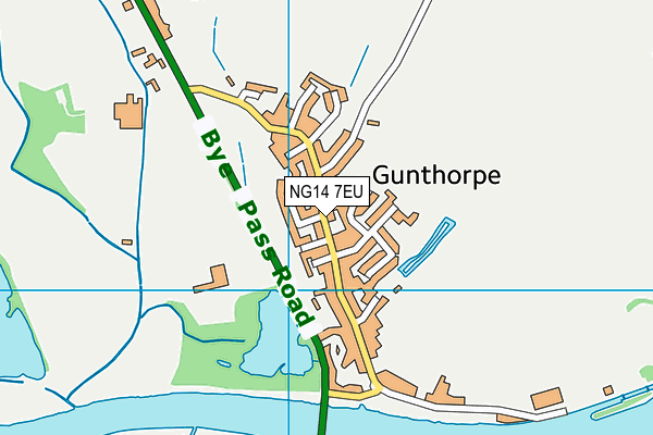 NG14 7EU map - OS VectorMap District (Ordnance Survey) NG14 7EU map - OS VectorMap District (Ordnance Survey)