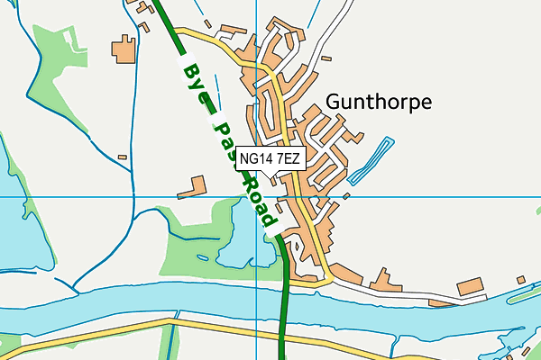 NG14 7EZ map - OS VectorMap District (Ordnance Survey) NG14 7EZ map - OS VectorMap District (Ordnance Survey)