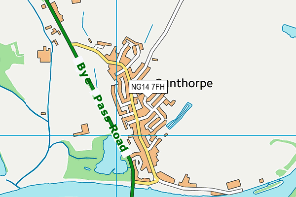 NG14 7FH map - OS VectorMap District (Ordnance Survey) NG14 7FH map - OS VectorMap District (Ordnance Survey)