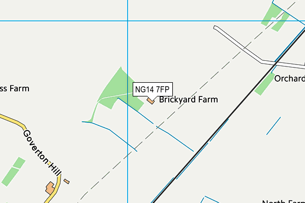 NG14 7FP map - OS VectorMap District (Ordnance Survey) NG14 7FP map - OS VectorMap District (Ordnance Survey)