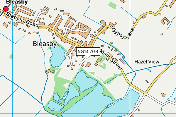 NG14 7GB map - OS VectorMap District (Ordnance Survey) NG14 7GB map - OS VectorMap District (Ordnance Survey)