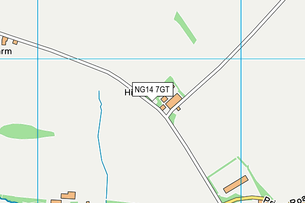 NG14 7GT map - OS VectorMap District (Ordnance Survey) NG14 7GT map - OS VectorMap District (Ordnance Survey)