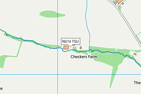 NG14 7GU map - OS VectorMap District (Ordnance Survey) NG14 7GU map - OS VectorMap District (Ordnance Survey)