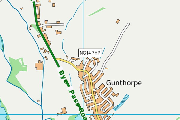 NG14 7HP map - OS VectorMap District (Ordnance Survey) NG14 7HP map - OS VectorMap District (Ordnance Survey)