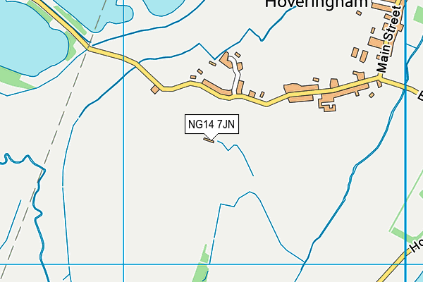 NG14 7JN map - OS VectorMap District (Ordnance Survey) NG14 7JN map - OS VectorMap District (Ordnance Survey)