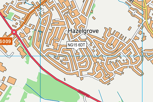 NG15 6DT map - OS VectorMap District (Ordnance Survey) NG15 6DT map - OS VectorMap District (Ordnance Survey)