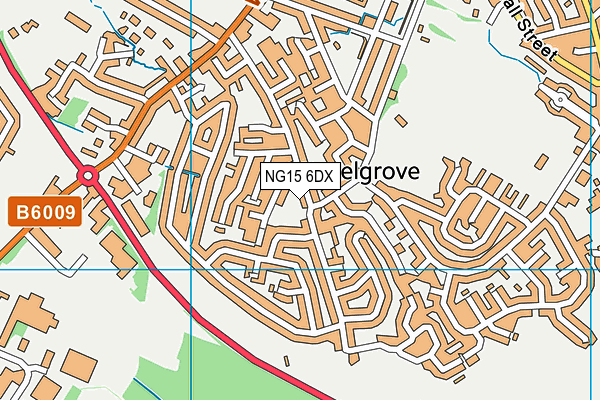 NG15 6DX map - OS VectorMap District (Ordnance Survey) NG15 6DX map - OS VectorMap District (Ordnance Survey)