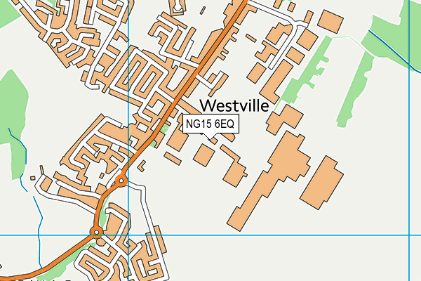 NG15 6EQ map - OS VectorMap District (Ordnance Survey) NG15 6EQ map - OS VectorMap District (Ordnance Survey)