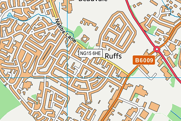 NG15 6HE map - OS VectorMap District (Ordnance Survey) NG15 6HE map - OS VectorMap District (Ordnance Survey)