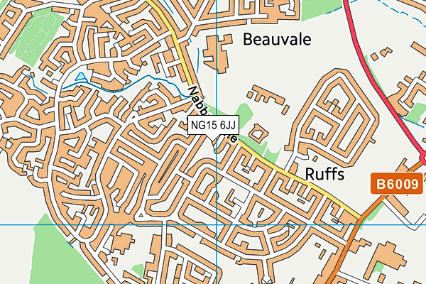 NG15 6JJ map - OS VectorMap District (Ordnance Survey) NG15 6JJ map - OS VectorMap District (Ordnance Survey)