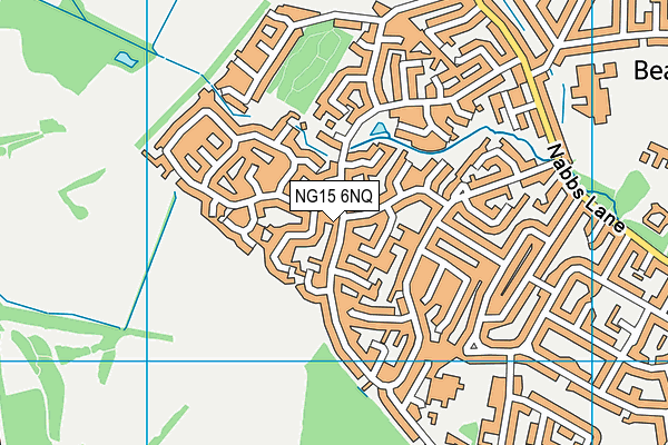 NG15 6NQ map - OS VectorMap District (Ordnance Survey) NG15 6NQ map - OS VectorMap District (Ordnance Survey)