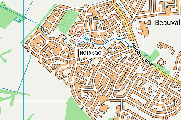 NG15 6QG map - OS VectorMap District (Ordnance Survey) NG15 6QG map - OS VectorMap District (Ordnance Survey)