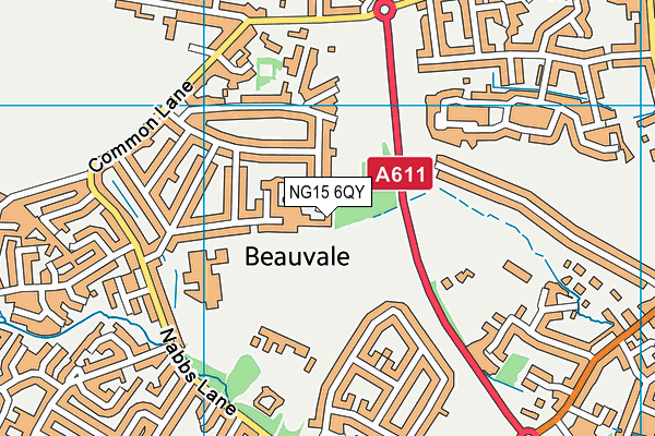 NG15 6QY map - OS VectorMap District (Ordnance Survey) NG15 6QY map - OS VectorMap District (Ordnance Survey)