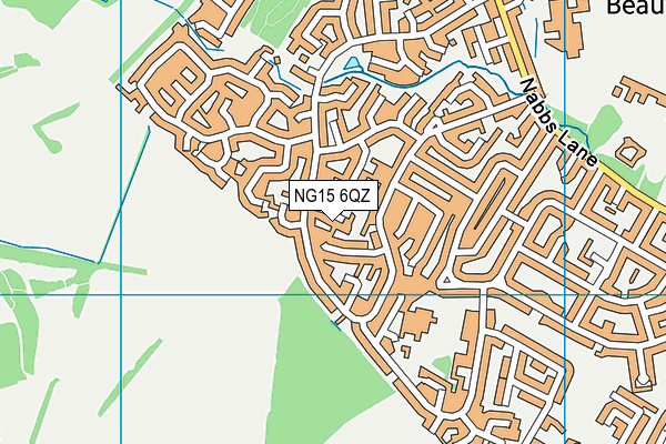 NG15 6QZ map - OS VectorMap District (Ordnance Survey) NG15 6QZ map - OS VectorMap District (Ordnance Survey)