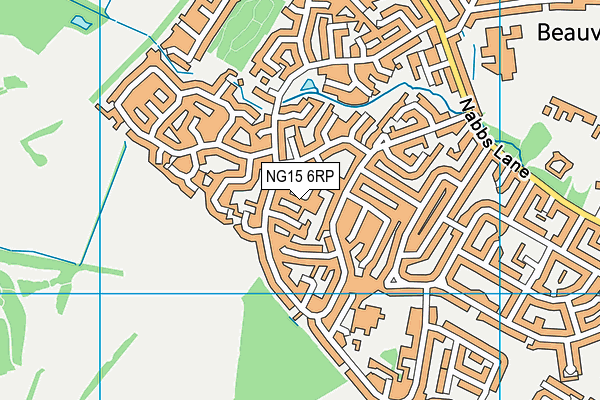 NG15 6RP map - OS VectorMap District (Ordnance Survey) NG15 6RP map - OS VectorMap District (Ordnance Survey)