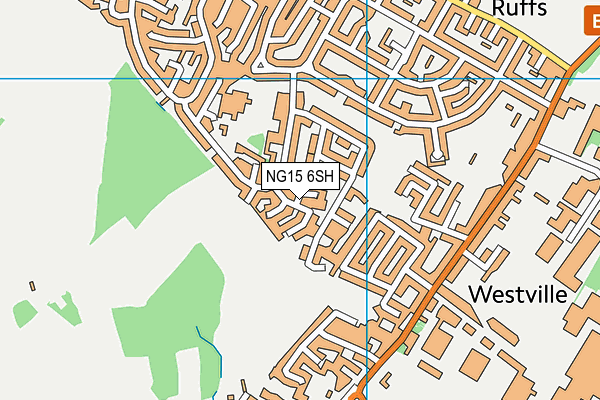 NG15 6SH map - OS VectorMap District (Ordnance Survey) NG15 6SH map - OS VectorMap District (Ordnance Survey)