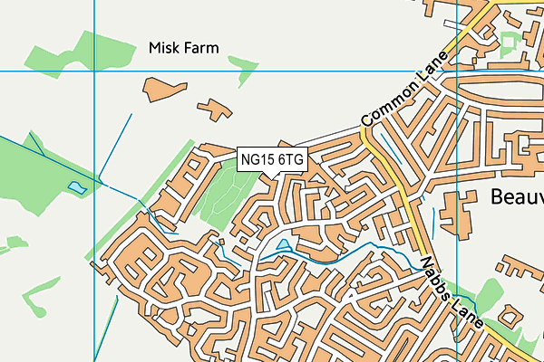 NG15 6TG map - OS VectorMap District (Ordnance Survey) NG15 6TG map - OS VectorMap District (Ordnance Survey)