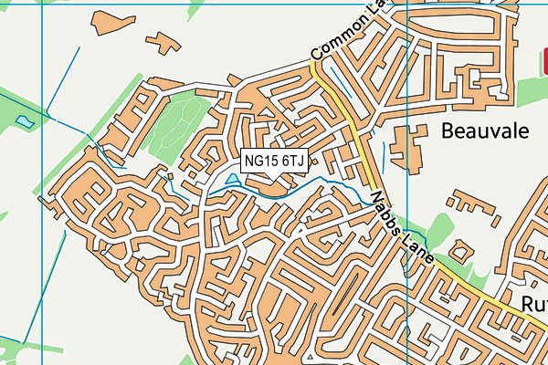 NG15 6TJ map - OS VectorMap District (Ordnance Survey) NG15 6TJ map - OS VectorMap District (Ordnance Survey)