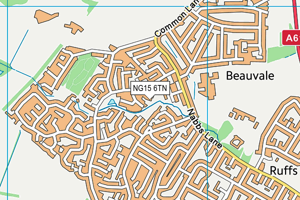 NG15 6TN map - OS VectorMap District (Ordnance Survey) NG15 6TN map - OS VectorMap District (Ordnance Survey)