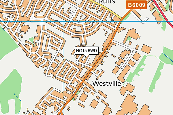 NG15 6WD map - OS VectorMap District (Ordnance Survey) NG15 6WD map - OS VectorMap District (Ordnance Survey)