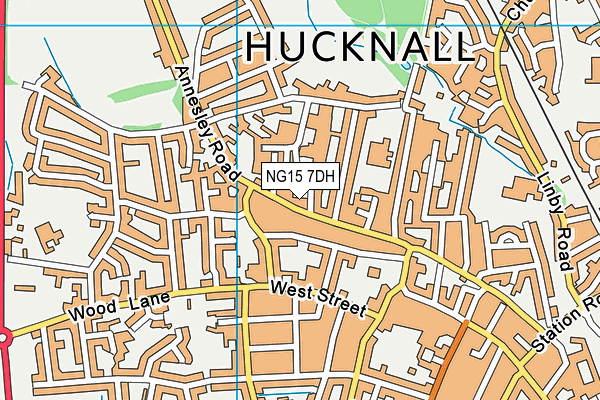 NG15 7DH map - OS VectorMap District (Ordnance Survey) NG15 7DH map - OS VectorMap District (Ordnance Survey)