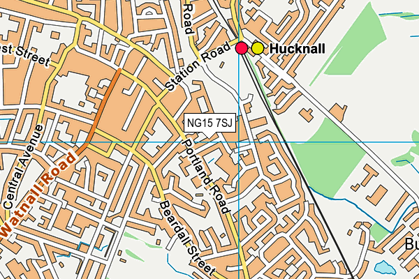NG15 7SJ map - OS VectorMap District (Ordnance Survey) NG15 7SJ map - OS VectorMap District (Ordnance Survey)