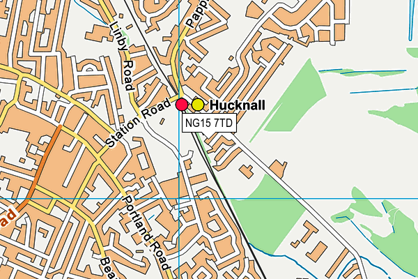 NG15 7TD map - OS VectorMap District (Ordnance Survey) NG15 7TD map - OS VectorMap District (Ordnance Survey)