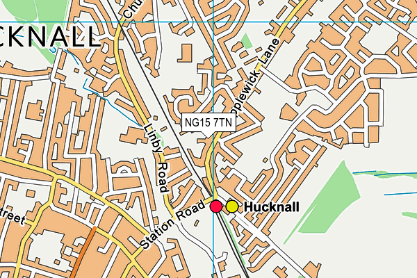 NG15 7TN map - OS VectorMap District (Ordnance Survey) NG15 7TN map - OS VectorMap District (Ordnance Survey)