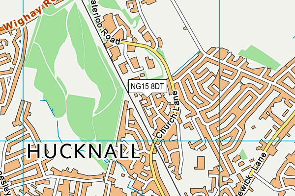 NG15 8DT map - OS VectorMap District (Ordnance Survey) NG15 8DT map - OS VectorMap District (Ordnance Survey)