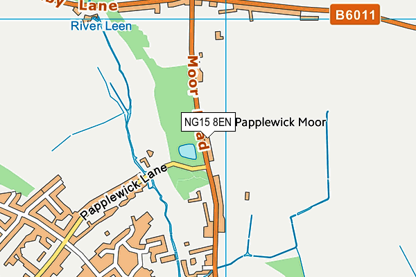 NG15 8EN map - OS VectorMap District (Ordnance Survey)