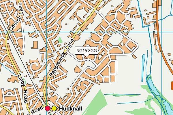 NG15 8GG map - OS VectorMap District (Ordnance Survey) NG15 8GG map - OS VectorMap District (Ordnance Survey)