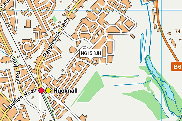 NG15 8JH map - OS VectorMap District (Ordnance Survey) NG15 8JH map - OS VectorMap District (Ordnance Survey)