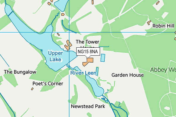 NG15 8NA map - OS VectorMap District (Ordnance Survey) NG15 8NA map - OS VectorMap District (Ordnance Survey)