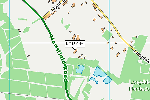 NG15 9HY map - OS VectorMap District (Ordnance Survey) NG15 9HY map - OS VectorMap District (Ordnance Survey)