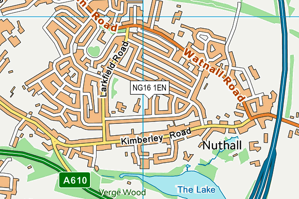NG16 1EN map - OS VectorMap District (Ordnance Survey) NG16 1EN map - OS VectorMap District (Ordnance Survey)