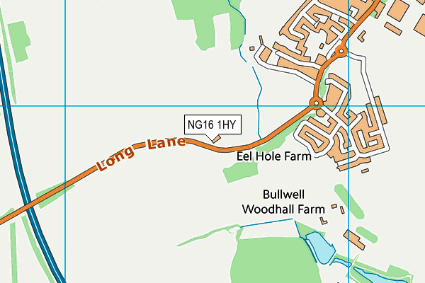 NG16 1HY map - OS VectorMap District (Ordnance Survey) NG16 1HY map - OS VectorMap District (Ordnance Survey)